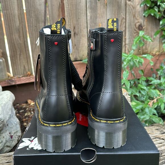 NEW Dr. Martens Black Betty Boop Jadon Boots Women's Size 8 US / 6 UK NIB - Picture 5 of 16